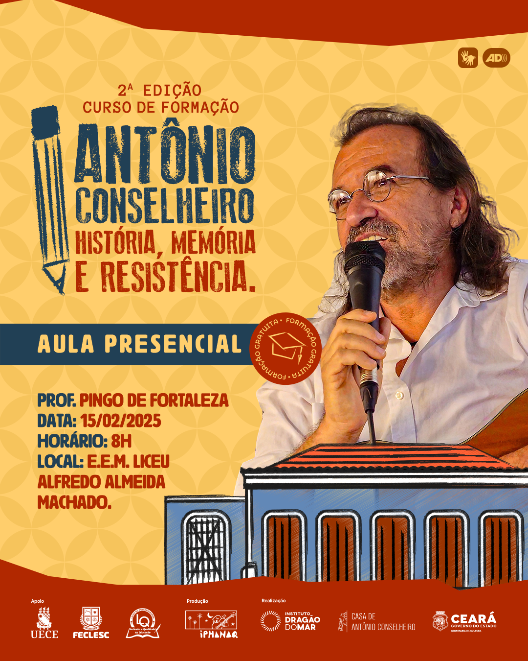 Quinta Aula do Curso Antônio Conselheiro: História, Memória e Resistência 1 CURSO FORMACAO 2025 Pingo de Fortaleza Feed