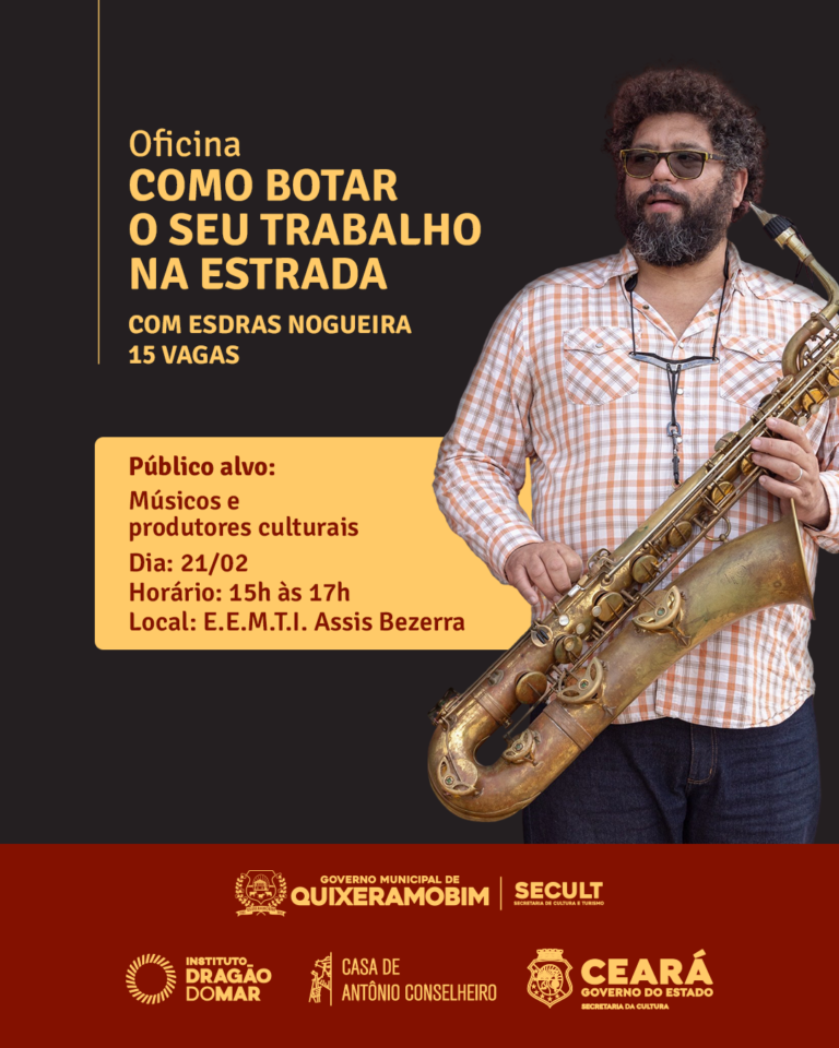 Oficina “Como botar o seu trabalho na estrada”